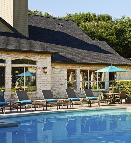Pool at Camden Huntingdon Apartments in Austin, TX